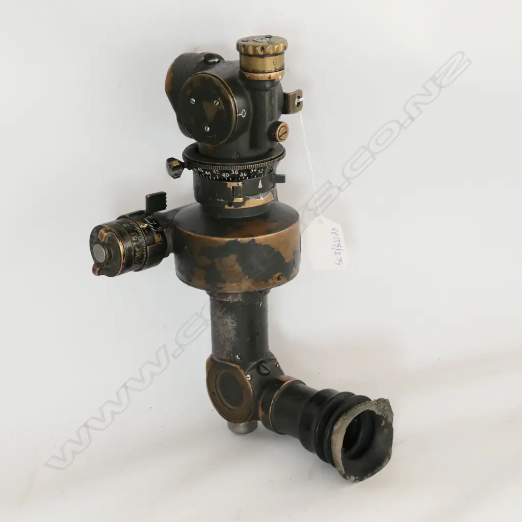 WWII US MILITARY M12 PANORAMIC TELESCOPE HOWIZTER SIGHT Image 1++